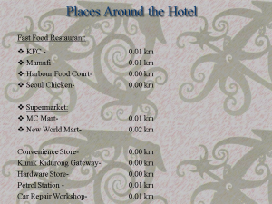 Places Around the Hotel